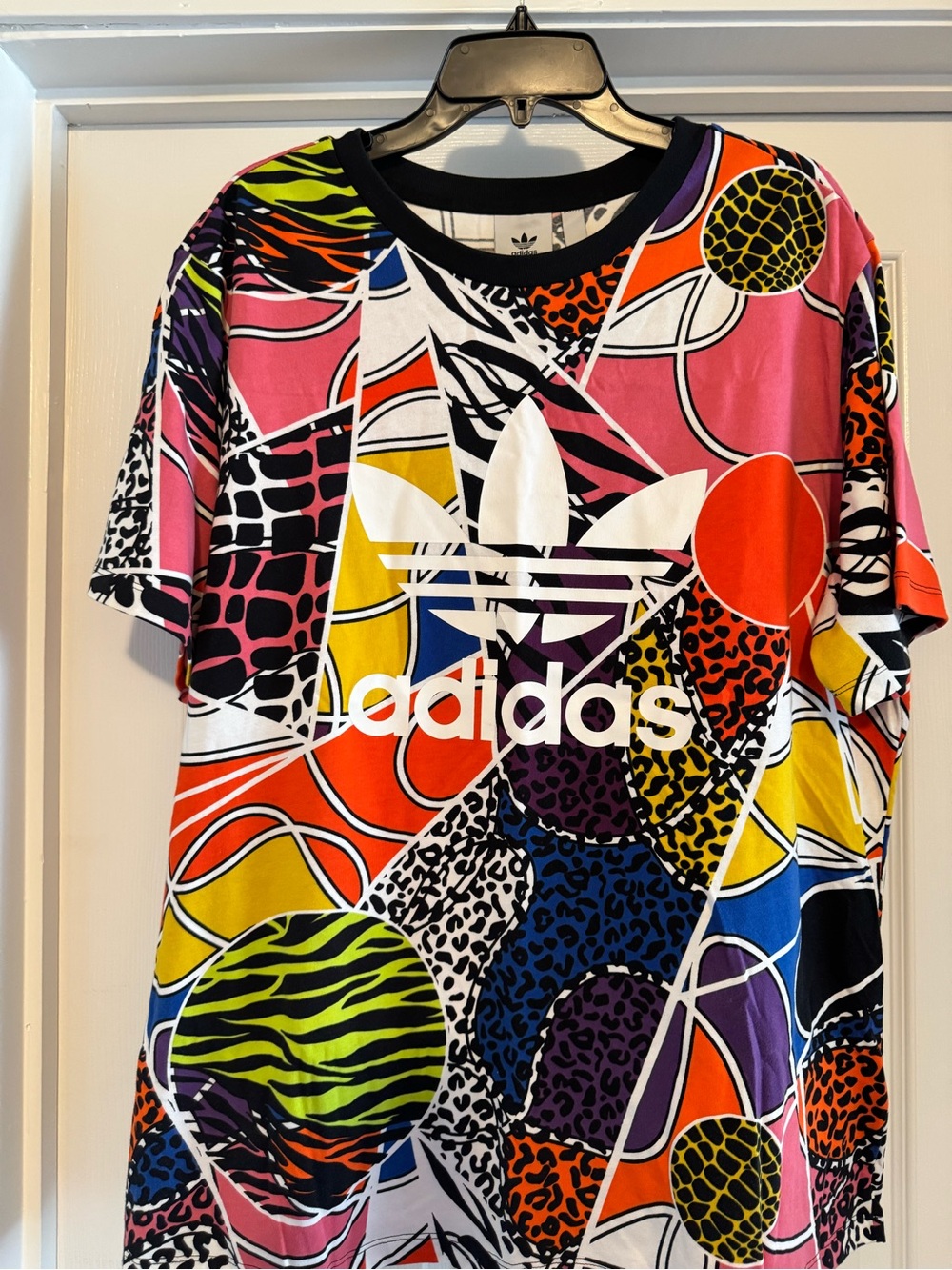 adidas x Rich Mnisi Multicolor Graphic Trefoil Tee NWOT